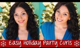 Easy Holiday Party Curls (Conair Curling Wand) | Instant Beauty ♡