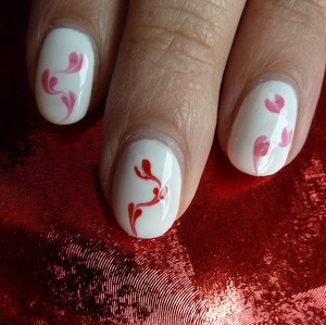 Drag Marble Hearts for Vday 2012.. Tutorial; http://nailsbystephanie.blogspot.com/2012/02/tutorial-drag-marble-hearts-for.html 