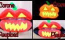 Neon Halloween Pumpkin 🎃 Jack O'Lantern Lip Art Tutorial ReUpload
