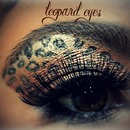 Leopard print eyes