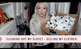 CLEANING OUT MY CLOSET |  Selling My Clothes!