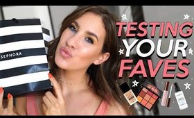 TESTING MY SUBSCRIBERS FAVORITE SUMMER MAKEUP! OMG! | Jamie Paige