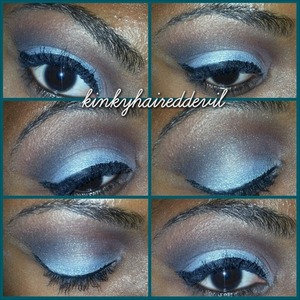 look using my coastal scents mirage palette. this palette is GORGEOUS! 