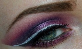 Dramatic Warm Magenta Eyes