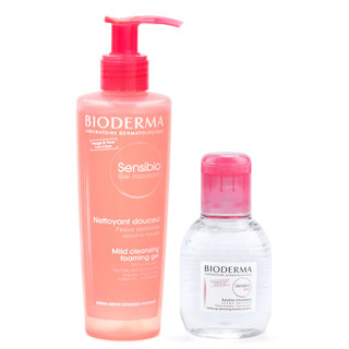 Bioderma Sensibio Foaming Gel 200 ml + Sensibio H2O 100 ml