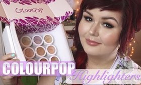 Colourpop Highlighters | Haul & Swatches