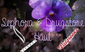 Sephora & Drugstore Makeup and Skincare Haul :)