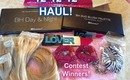 12-12-12 Haul BH Cosmetics, ElinPapi4Baby & Pro Extensions/ Winner!!!