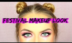 PINK HALO EYE - IN DEPTH FESTIVAL MAKEUP TUTORIAL| shivonmakeupbiz