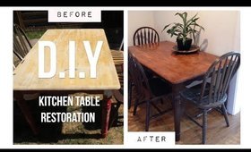 D.I.Y KITCHEN TABLE RESTORATION