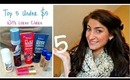 Top 5 Beauty Products Under $5