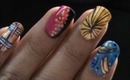 Retro Style Disco Magic Nails easy nail art for short & long nails art tutorial- beginners designs
