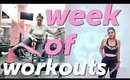 A FULL WEEK OF WORKOUTS!