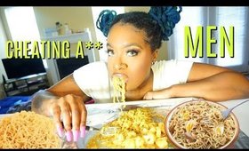 SESAME GARLIC RAMEN NOODLES MUKBANG + RECIPE