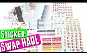 Etsy Sticker swap HAUL | AdorablyAmyDesigns