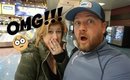 BAD WEATHER FLIGHT DELAY - Vegas Vlog Day 1