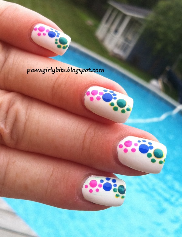 fun with dots nail art 044 | Pam H.'s (pamsgirlybits) Photo | Beautylish
