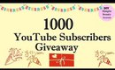 1000 Subscriber Giveaway (open)