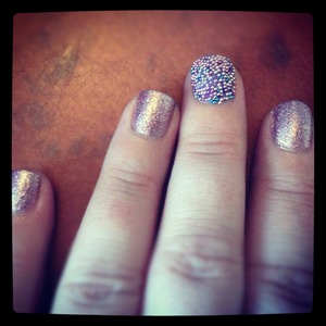 First try with micro beads :) 