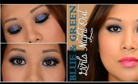 Blue & Green GNO Tutorial Collab w/ LittleLadyLohrey | FromBrainsToBeauty