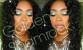 MAKEUP TUTORIAL |  St Patrick's DAY Golden Shamrock Feat. Coastal Scents Hot Pots