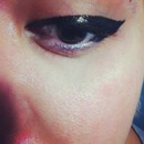 Winged liner.