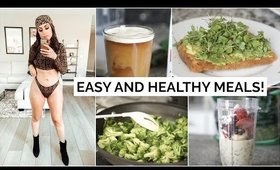 HEALTHY & EASY What I EAT in a DAY IN MY NEW HOME