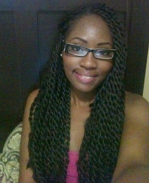 My new hair, twists! I love them :) 