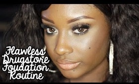 My Flawless DRUGSTORE Foundation Routine!