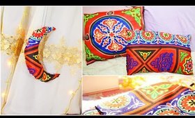 DIY No Sew Ramdan Arabic Inspired Pillows + Decoration Ideas | عمل مخدات في المنزل