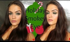 Emerald Green Holiday Smokey Eye