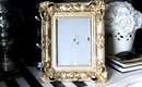 DIY Gold Shabby Chic Frame Makeover