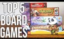 My Top Five Favorite Tabletop Board Games
