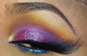 created this look for the NYX face awards =)