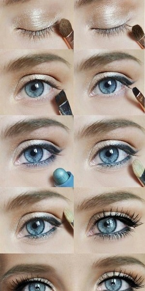 how to make blue eyes pop