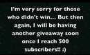 200 Subscriber Giveaway Announcement