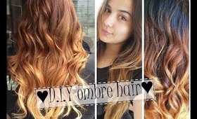 ♥ D.I.Y: Ombre Hair Tutorial ♥ طريقة صبغ الشعر بالوان متدرجة ♥