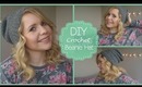 DIY Crochet Slouchy Beanie Hat