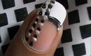Five elegant black & white nails