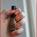 Flormar Apricot with Golden Glitter