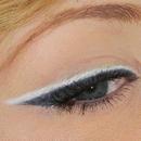 Black and White winged liner