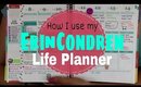 How I use my Erin Condren Life Planner