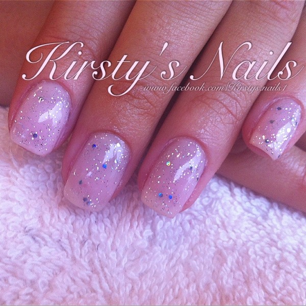 nude glitter pink gel overlay | Kirsty H.'s Photo | Beautylish