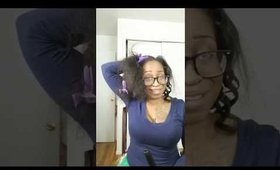 Wig Sale & Curling My hair #NaturalHair & LIVE  Q &A