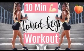 ULTIMATE TONED LEGS WORKOUT! // 10 Min HIIT Workout for legs!