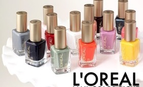 Loreal Spring Nail Polish Haul Video