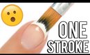 1-STROKE French Tip Nail Art Brush! Does it REALLY work?