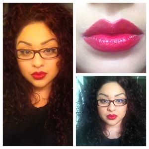 Got to love red lips;)