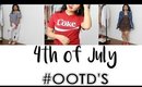 WHAT TO WEAR ON : 4TH OF JULY #OOTD