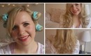DIY Hair rollers + No heat curls tutorial!